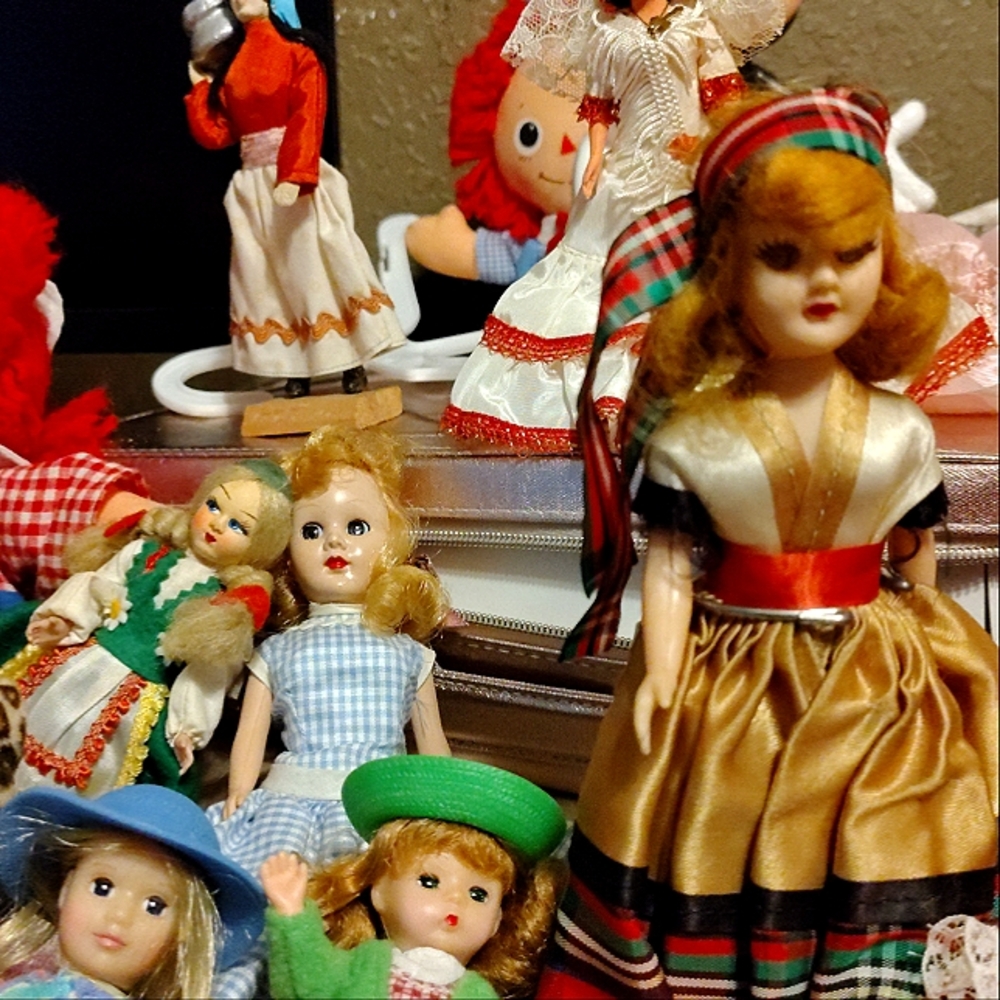 🪆🧚‍♀️VINTAGE/ ANTIQUE DOLL⚘️ - Picture 4 of 16